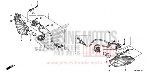 FRONT WINKER VFR1200FDF de 2015